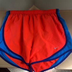 Pink/Blue Women’s Nike shorts SZ small
